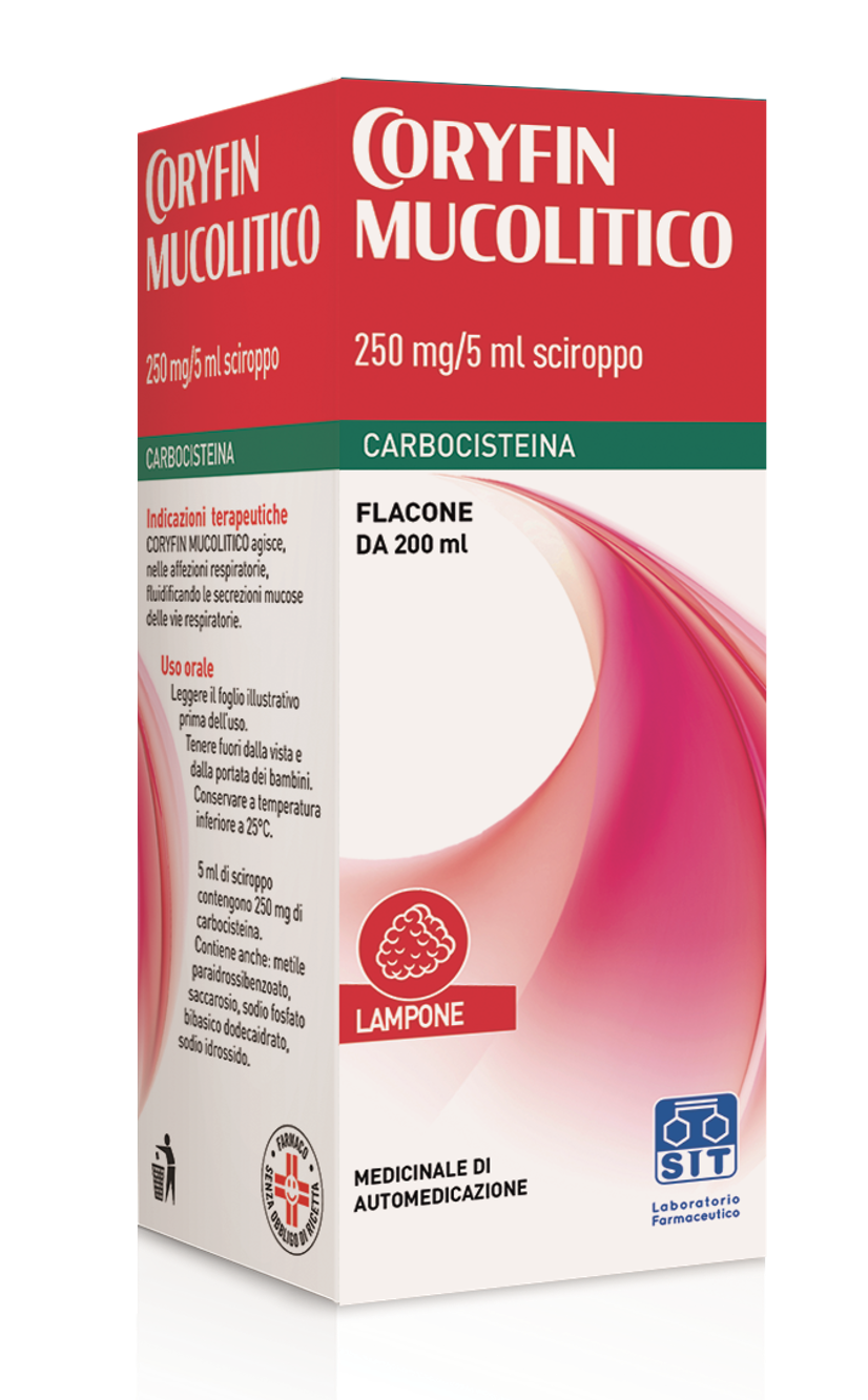 CORYFIN MUCOLITICO*SCIR 200ML - doctorpill.it