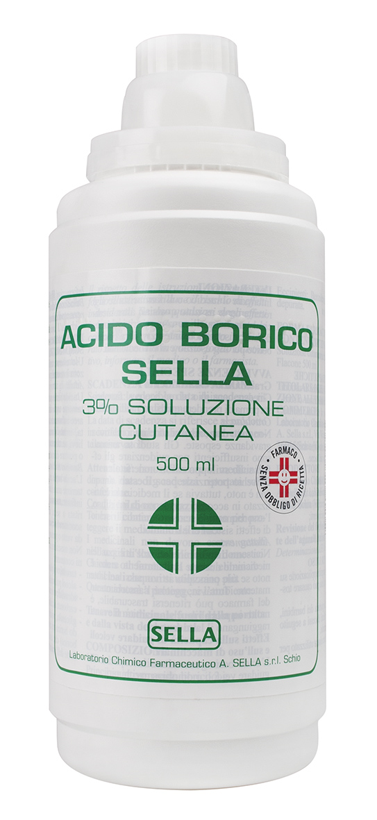 ACIDO BORICO SELLA*3% 500ML - doctorpill.it