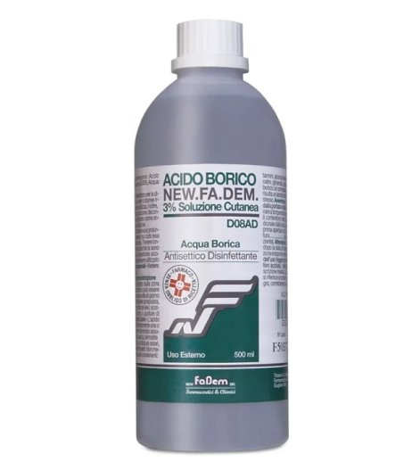 ACIDO BORICO NEW F*3% FL 500ML - doctorpill.it