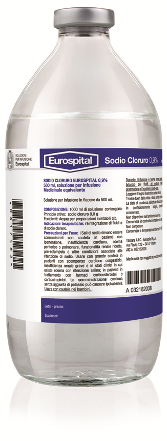 SODIO CLORURO EUROS*0,9% 500ML - doctorpill.it