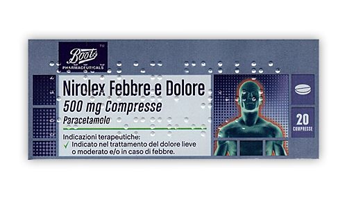 NIROLEX FEBBRE DOL*20CPR 500MG - doctorpill.it