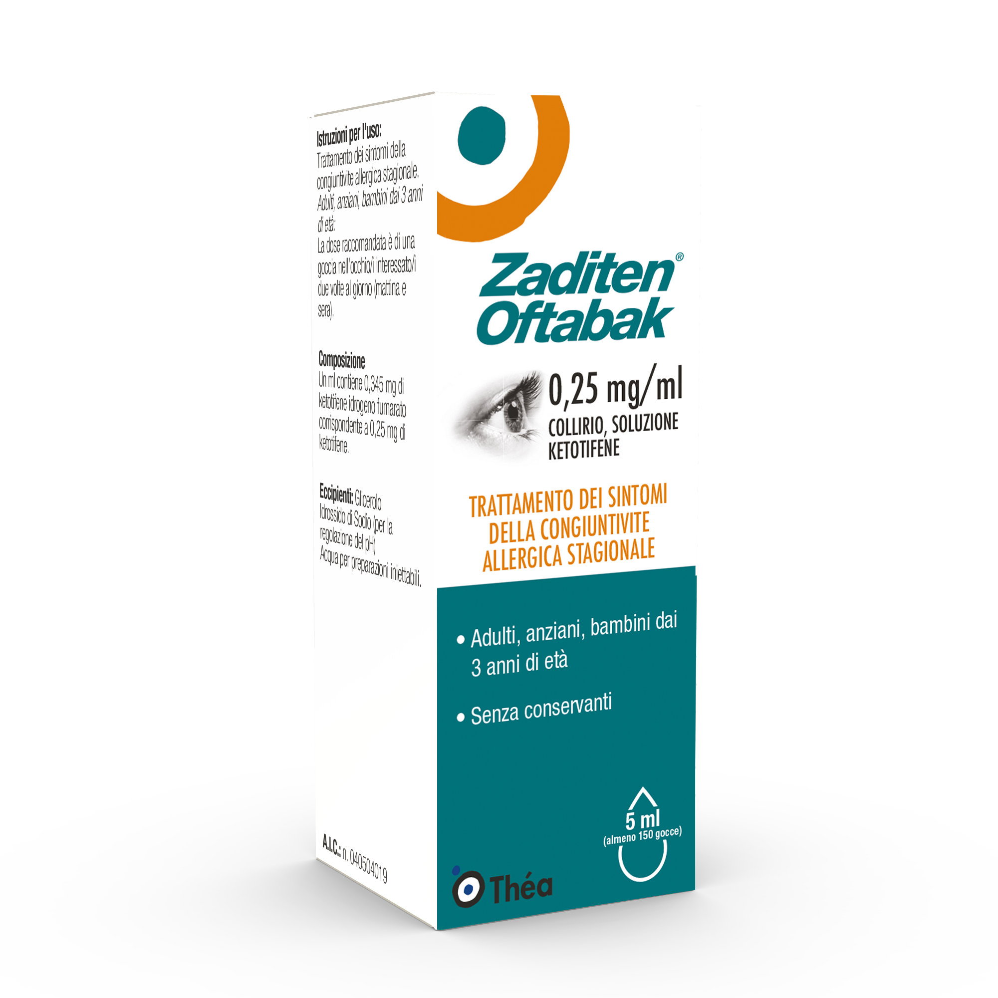 ZADITEN OFTABAK*COLLIRIO FL5ML - doctorpill.it
