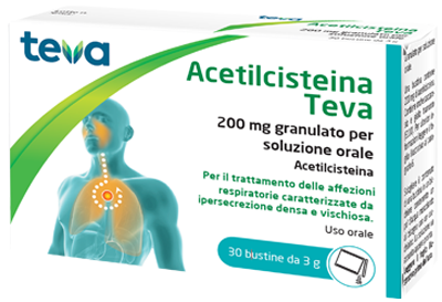 ACETILCISTEINA TEVA*30BS 200MG - doctorpill.it