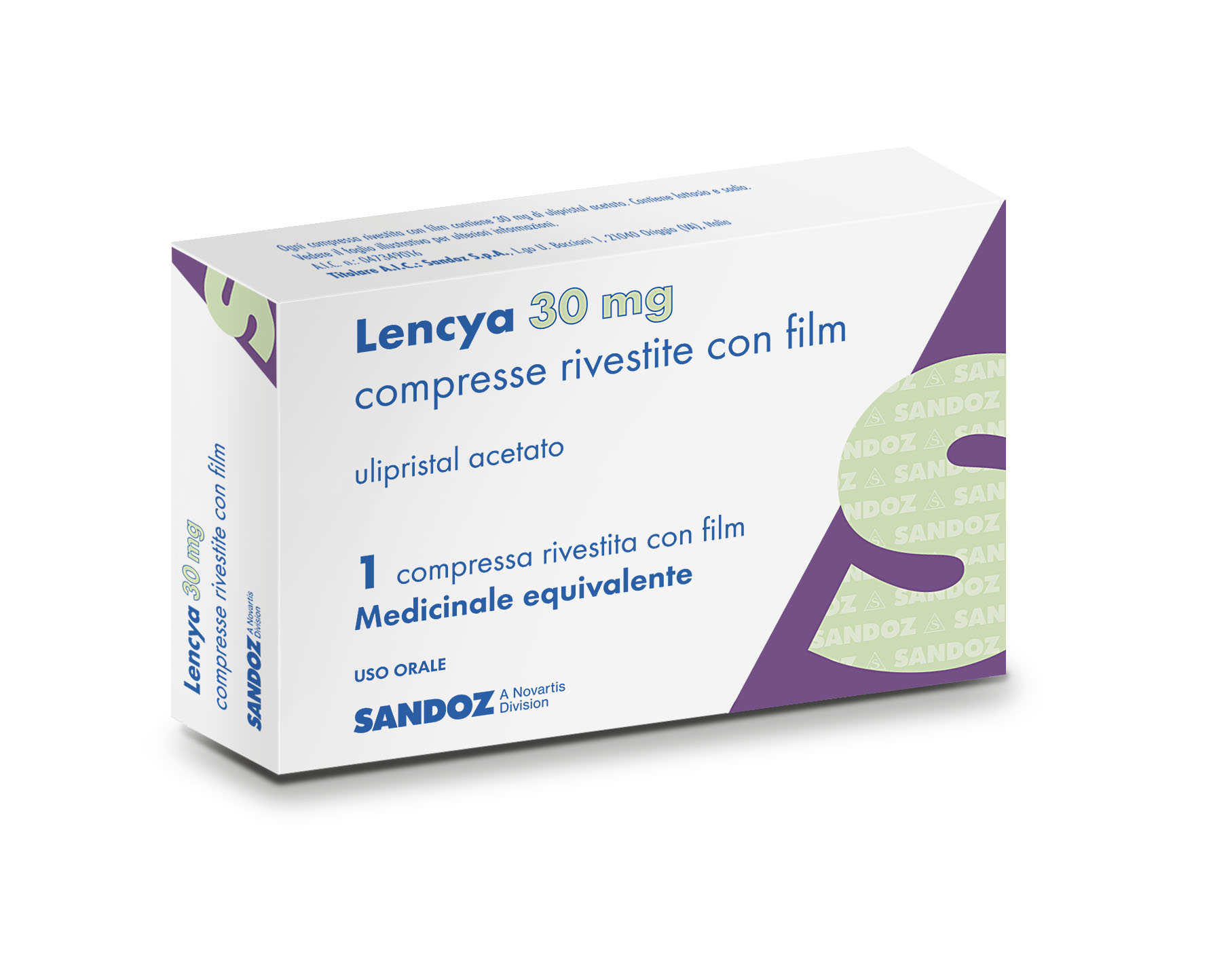 LENCYA*1CPR RIV 30MG - doctorpill.it