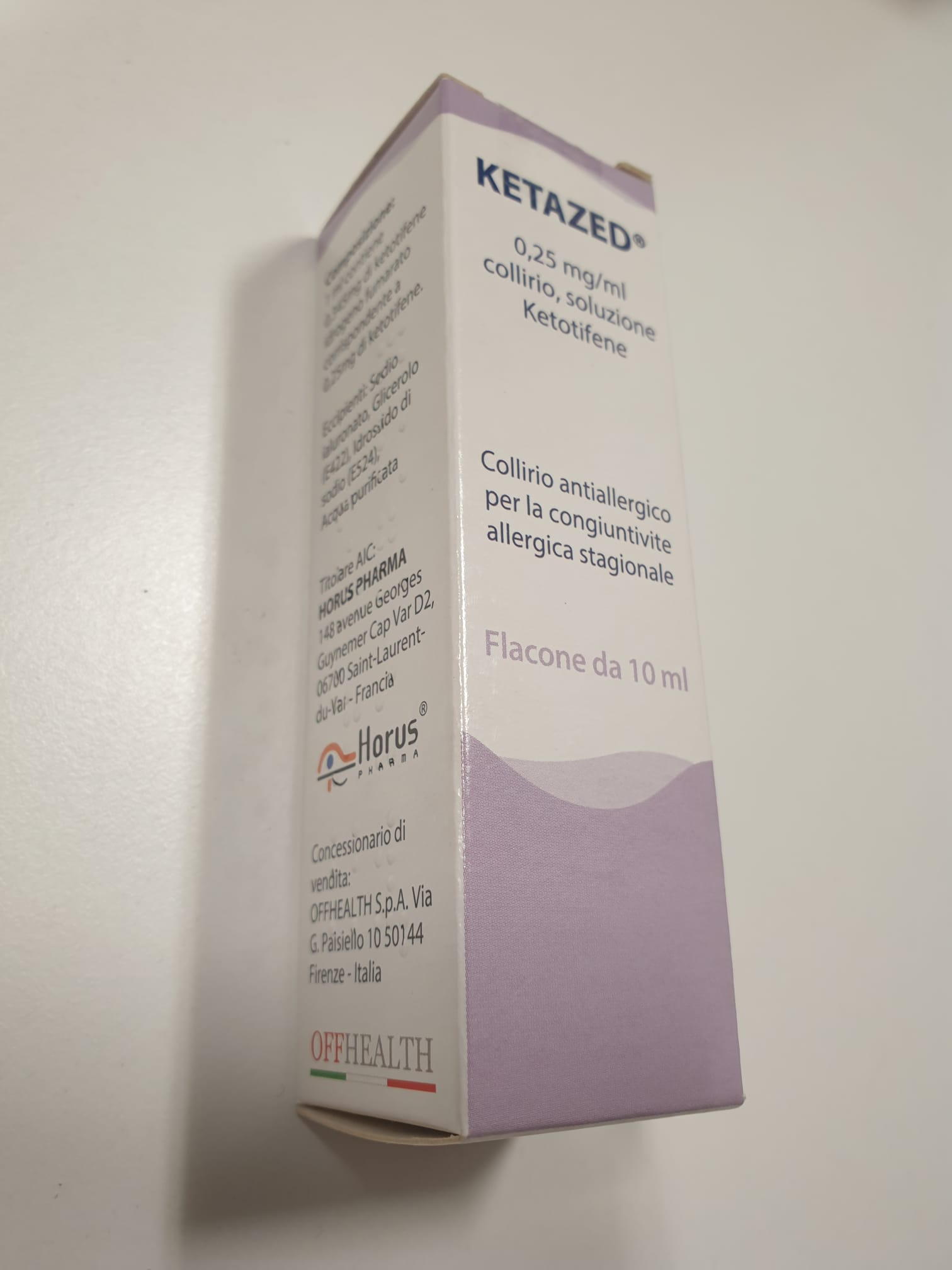 KETAZED*COLL 1FL 10ML0,25MG/ML - doctorpill.it
