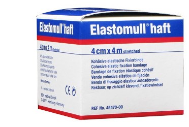 BENDA ELASTICA AUTOADESIVA ELASTOMULL HAFT COMPRESSIONE FORTE 4X400 CM - doctorpill.it