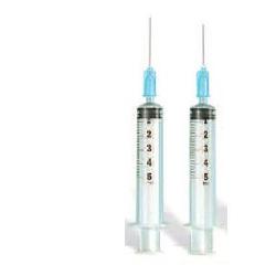 SIRINGA 5 ML AGO GAUGE 23 NUMERO 14 CONO CENTRALE 1 PEZZO - doctorpill.it