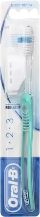 ORALB 123 INDICATOR SPAZZOLINO MANUALE SETOLE 40 MEDIE - doctorpill.it