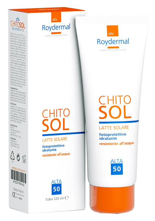 CHITOSOL LATTE SOLARE SPF50 125 ML - doctorpill.it