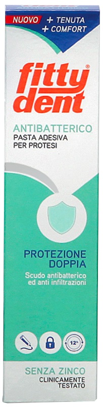 FITTYDENT ANTIBATTERICO PASTA ADESIVA DENTIERA NUOVA FORMULA40 G - doctorpill.it