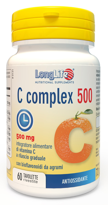 LONGLIFE C COMPLEX 500 TIME RELEASED 60 TAVOLETTE - doctorpill.it