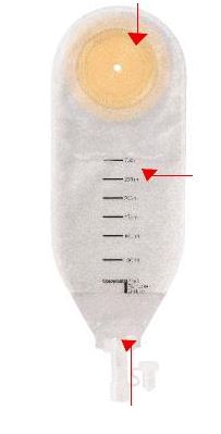 SACCA PER DRENAGGIO DELLE FERITE STERILE COLOPLAST CAPACITA' MINI 100ML 10 PEZZI ARTICOLO 2210 - doctorpill.it