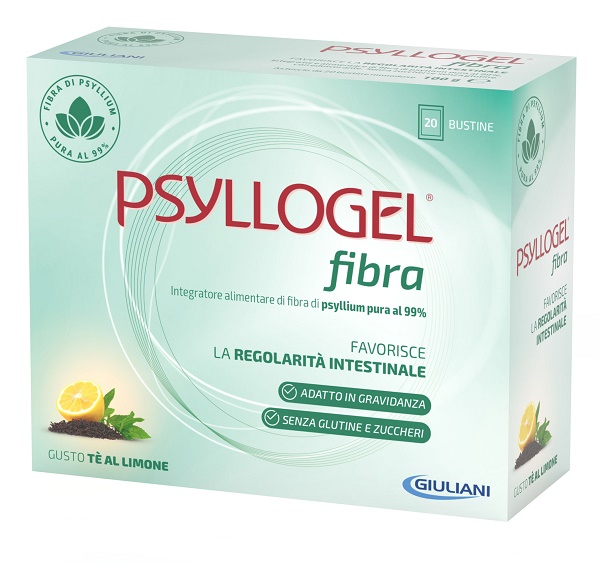 PSYLLOGEL FIBRA TE LIMONE 20 BUSTINE - doctorpill.it