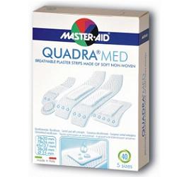 CEROTTO MASTER-AID QUADRA DERMOATTIVO FORMATI ASSORTITI 20 PEZZI - doctorpill.it