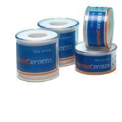 CEROTTO DI TELA IN ROCCHETTO FARMACEROTTO M 5X5 CM SSR TELA BIANCA CON ELEVATA ADESIVITA' ED ESTREMA RESISTENZA ALLA TRAZIONE PERMEABILE ALL'ARIA E AL VAPORE ACQUEO - doctorpill.it