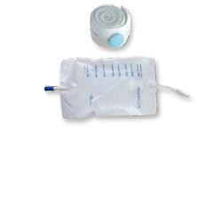 SACCA RACCOGLI URINA DA GAMBA PER INCONTINENZA IN PVC 750 ML TUBO RACCORDO DIRITTO 10 CM+RUBINETTO SCARICO+VALVOLA ANTIREFLUSSO+2 FASCE A BOTTONI 10 PEZZI - doctorpill.it
