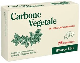 CARBONE VEGETALE 75 COMPRESSE - doctorpill.it