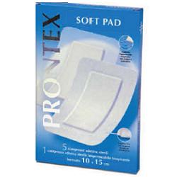 GARZA COMPRESSA PRONTEX SOFT PAD AUTOADESIVA 10X15CM 6 PEZZI - doctorpill.it