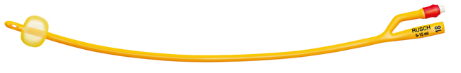 CATETERE FOLEY A MEDIA PERMANENZA  RUSCH GOLD PLUS A 2 VIE IN SILKOLATEX LATTICE-SILICONE PER ADULTO CH18 LUNGHEZZA 40 CM PUNTA CILINDRICA A 2 FORI PALLONCINO 30-50 ML 1 PEZZO - doctorpill.it