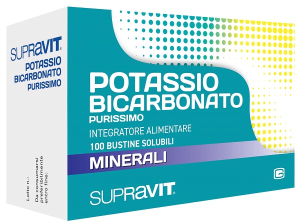 SUPRAVIT POTASSIO BICARBONATO PURISSIMO 100 BUSTINE - doctorpill.it