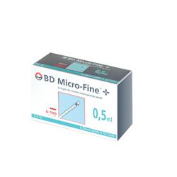 SIRINGA INSULINA BECTON DICKINSON 0,5 ML 100 UI AGO GAUGE 29 30 PEZZI - doctorpill.it