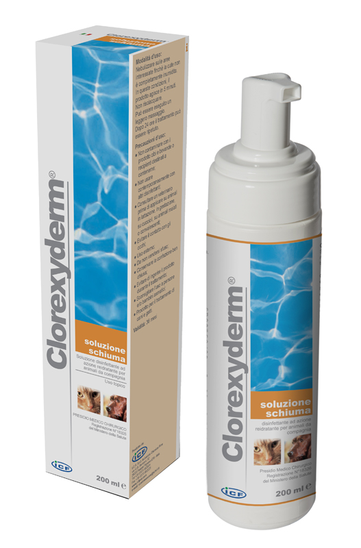 CLOREXYDERM SOLUZIONE SCHIUMA 200 ML - doctorpill.it