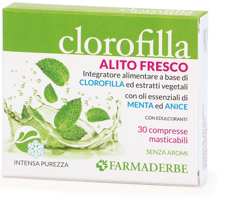 CLOROFILLA BREATH PURIFING 30 COMPRESSE MASTICABILI - doctorpill.it