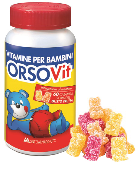 ORSOVIT CARAMELLE GOMMOSE VITAMINA BB SENZA GLUTINE 60 PEZZI - doctorpill.it