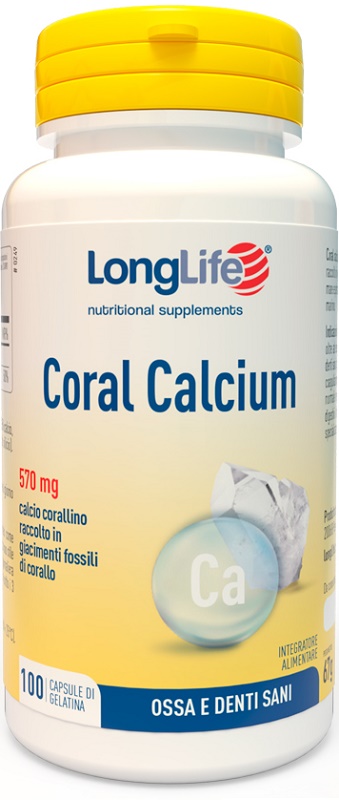LONGLIFE CORAL CALCIUM 100 CAPSULE - doctorpill.it