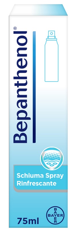 SCHIUMA SPRAY RINFRESCANTE BEPANTHENOL 75ML - doctorpill.it