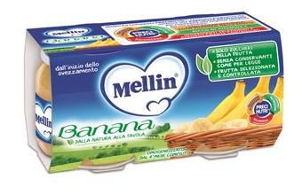 MELLIN OMOGENEIZZATO BANANA 100 G 2 PEZZI - doctorpill.it