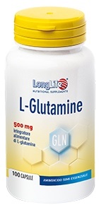 LONGLIFE L-GLUTAMINE 100 CAPSULE DI GELATINA DA 620 MG - doctorpill.it