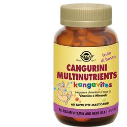 CANGURINI MULTINUTRIENTS FRUTTI BOSCO 60 COMPRESSE - doctorpill.it