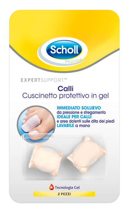 CUSCINETTI PROTETTIVI PER PIEDI CALLI SCHOLL GELACTIV 2 PEZZI - doctorpill.it