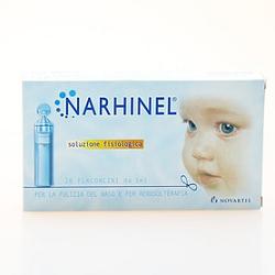 SOLUZIONE FISIOLOGICA PER ASPIRATORE NASALE NARHINEL 20 FIALE DA 5ML - doctorpill.it