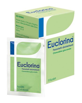DISINFETTANTE FAZZOLETTO PER MEDICAZIONE EUCLORINA 10 PEZZI - doctorpill.it