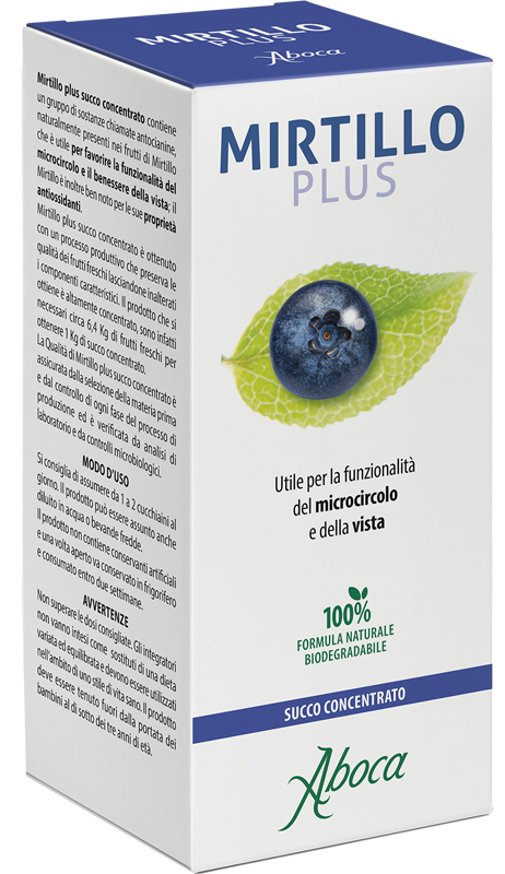 MIRTILLO PLUS SUCCO CONCENTRATO 100 ML - doctorpill.it