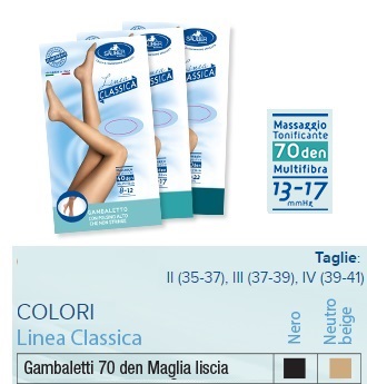 SAUBER GAMBALETTO 70 MAGLIA LISCIA NERO 3 LINEA CLASSICA - doctorpill.it