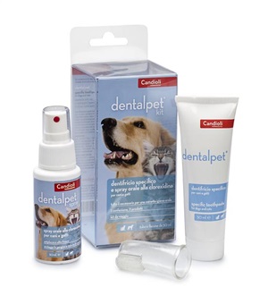 DENTALPET KIT DENTIFRICIO 50ML+SPRAY ORALE 50ML+1 DITALE - doctorpill.it