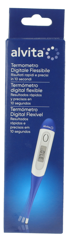 TERMOMETRO DIGITALE FLESSIBILE ALVITA - doctorpill.it