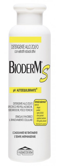 BIODERM S ANTIACNE ANTISEBO 250 ML - doctorpill.it