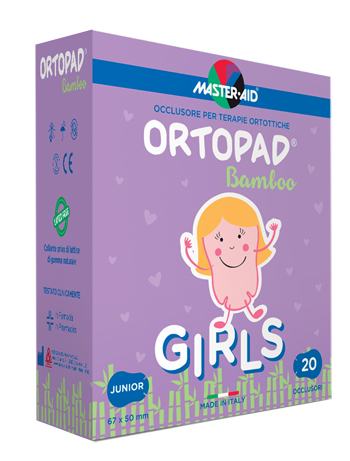 CEROTTO OCULARE PER ORTOTTICA ORTOPAD GIRLS M 5,4X7,6 20 PEZZI - doctorpill.it
