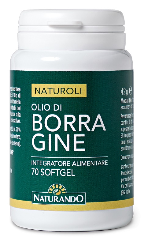 NATUROLI OLIO DI BORRAGINE 70 SOFTGEL - doctorpill.it
