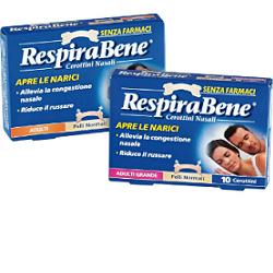 CEROTTO NASALE CLASSICO ADULTI RESPIRA BENE 10 PEZZI - doctorpill.it