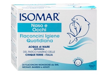 ISOMAR SOLUZIONE ISOTONICA ACQUA MARE IGIENE QUOTIDIANA 24 FLACONCINI MONODOSE 5 ML - doctorpill.it