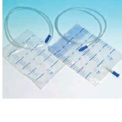 SACCA RACCOLTA URINA DA LETTO IN PVC NON STERILE VOLUME 2 LITRI TUBO LUNGHEZZA 130 CM 30 PEZZI - doctorpill.it