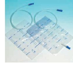 SACCA RACCOLTA URINA DA LETTO IN PVC NON STERILE VOLUME 2 LITRI TUBO LUNGHEZZA 90 CM 30 PEZZI - doctorpill.it
