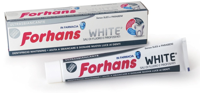 FORHANS SP WHITE DENTIF 75ML - doctorpill.it