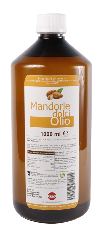 MANDORLE DOLCI OLIO 1000 ML - doctorpill.it