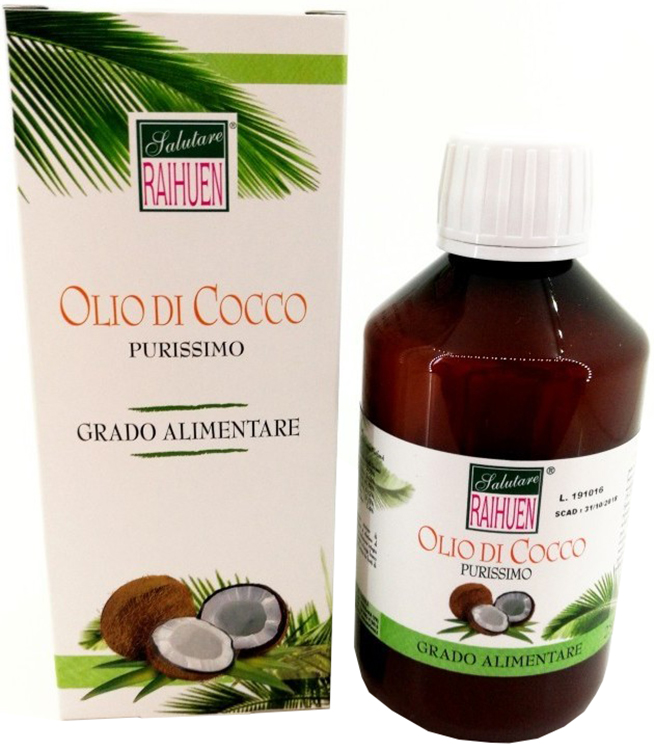 RAIHUEN OLIO COCCO GRADO ALIMENTARE 100 ML - doctorpill.it